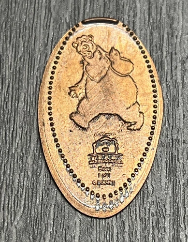 Disney Bear In The Big Blue House Pressed Penny Coin Walt Disney Jungle Book