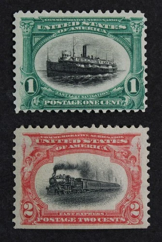 CKStamps: US Stamps Collection Scott#294 295 Mint H OG