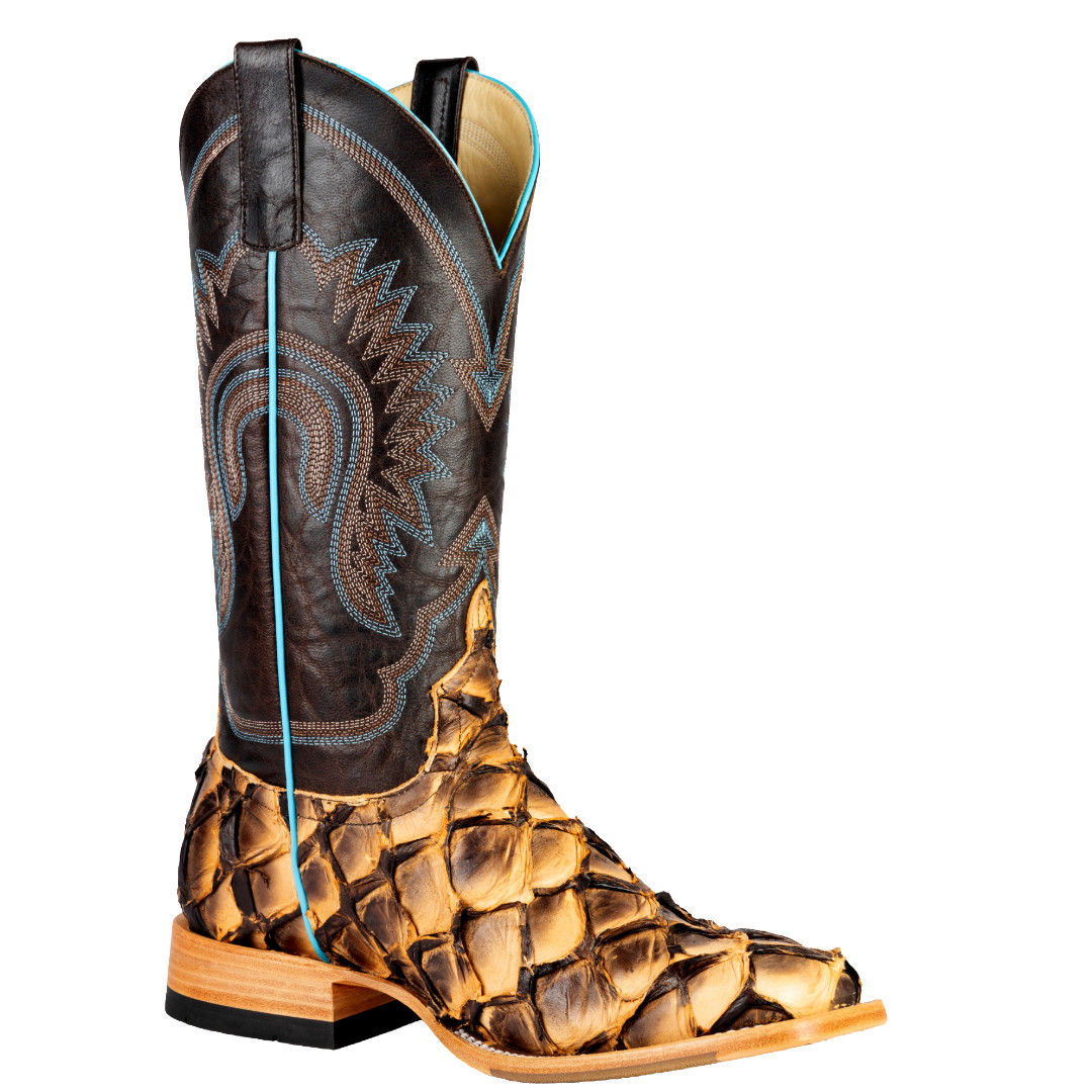 Horse Power Men's Toast Big Bass Chocolate Brown Western Boot HP8073