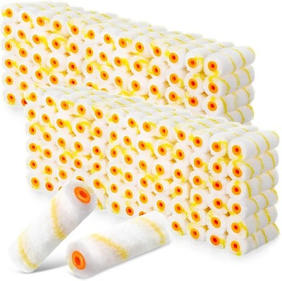 500 Mini Paint Roller Covers - 4'' Microfiber Refills for DIY Projects