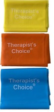 Therapist  s Choice  Resistance Bands for Working Out, 3 Pack, Three Colors
