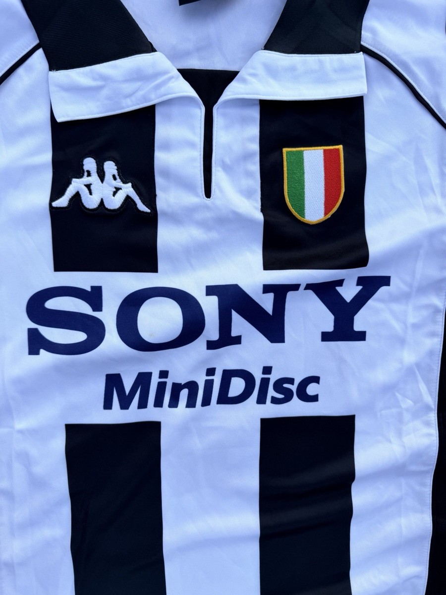 Zinedine Zidane Juventus Men's Retro Vintage Home Kappa Soccer