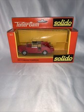 SOLIDO TONER GAM 362 RED HOTCHKISS TORPEDO 1er SECOURS FIRE ENGINE PUMPER IN BOX