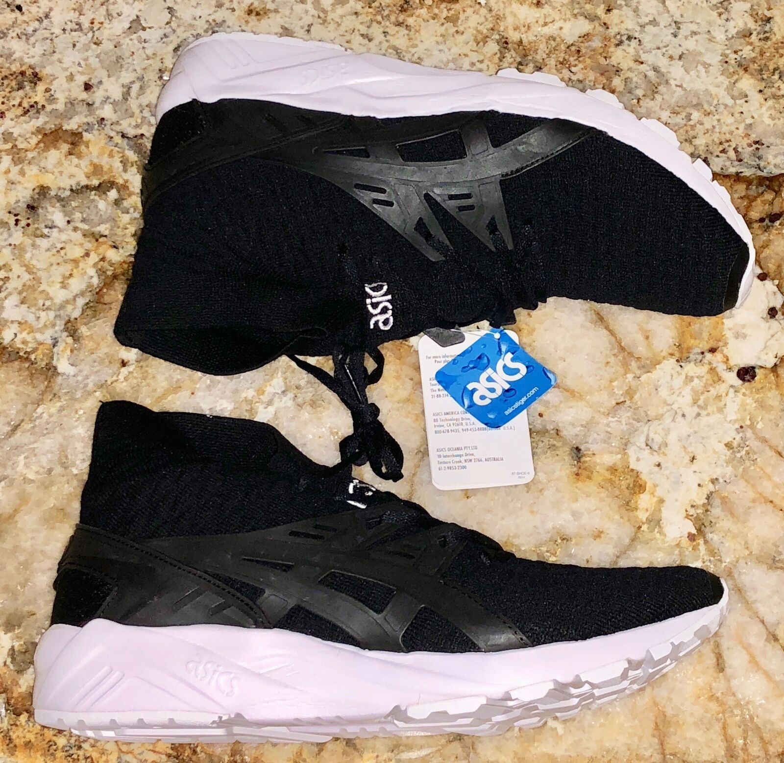 ASICS Gel Kayano Trainer Knit MT Black White Shoes Sneakers NEW Mens Sz 10 10.5 thumbnail 2