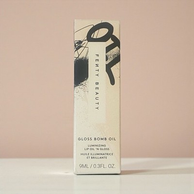 Fenty Beauty Gloss Bomb Oil Lip Oil  N Gloss Shade Rose Amber FULL-SIZE NWB