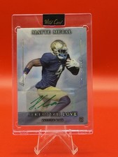 Jeremiyah Love Wild Card Matte Metal 6/10 Rookie Auto Note Dame