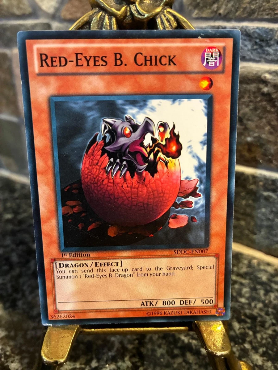 超美品　遊戯王　RED-EYES B.CHICK 英語 Yugioh Red Eyes B Chick for sale | eBay