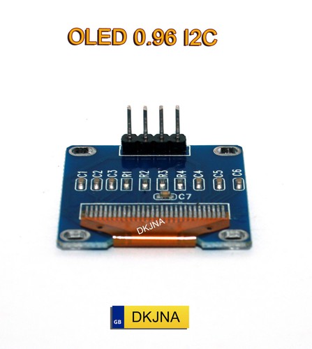 0.96 OLED 128X64 I2C White/Blue/Yellow SSD1306 Display Arduino ESP8266 ESP32 - Picture 7 of 12