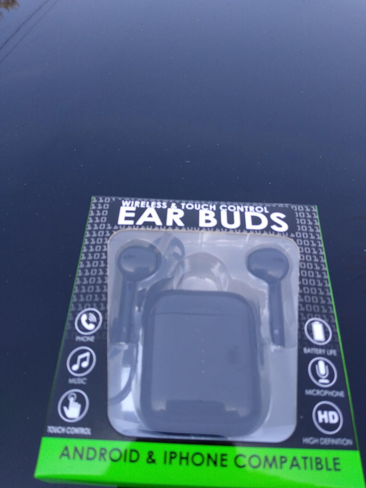 Wireless earbuds with charging case android and iPone compatible-image