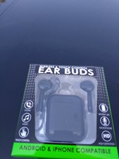 Wireless earbuds with charging case android and iPone compatible