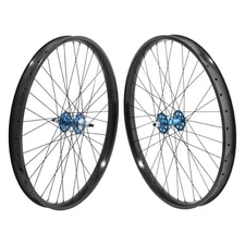 SE Racing Bikes OM Flyer 26" BMX Bike Wheelset Single Speed Freewheel Black