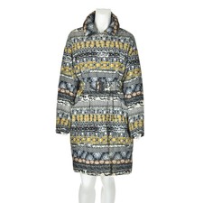 Kenzo Paris Puffer Coat With Esoteric Symbolism Print Oversized Fr 38 Us 6+