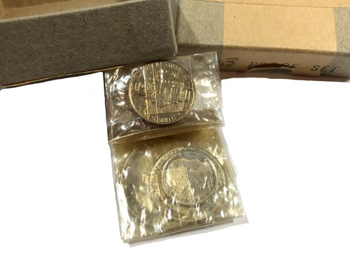 1953 U.S. Box Proof Set 52 Original Cello-Box-Tissue-Staple (53) - 第 3/6 張圖片