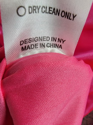 With Jules Long-Sleeve Ruched Dress Girls' XL Bright Pink Straight Neck Pullover - Picture 14 of 16