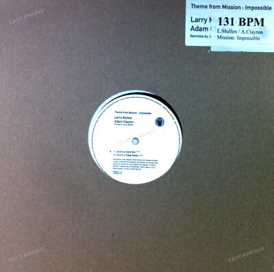 Larry Mullen & Adam Clayton - Theme From Mission: Impossible Maxi (VG/VG) .