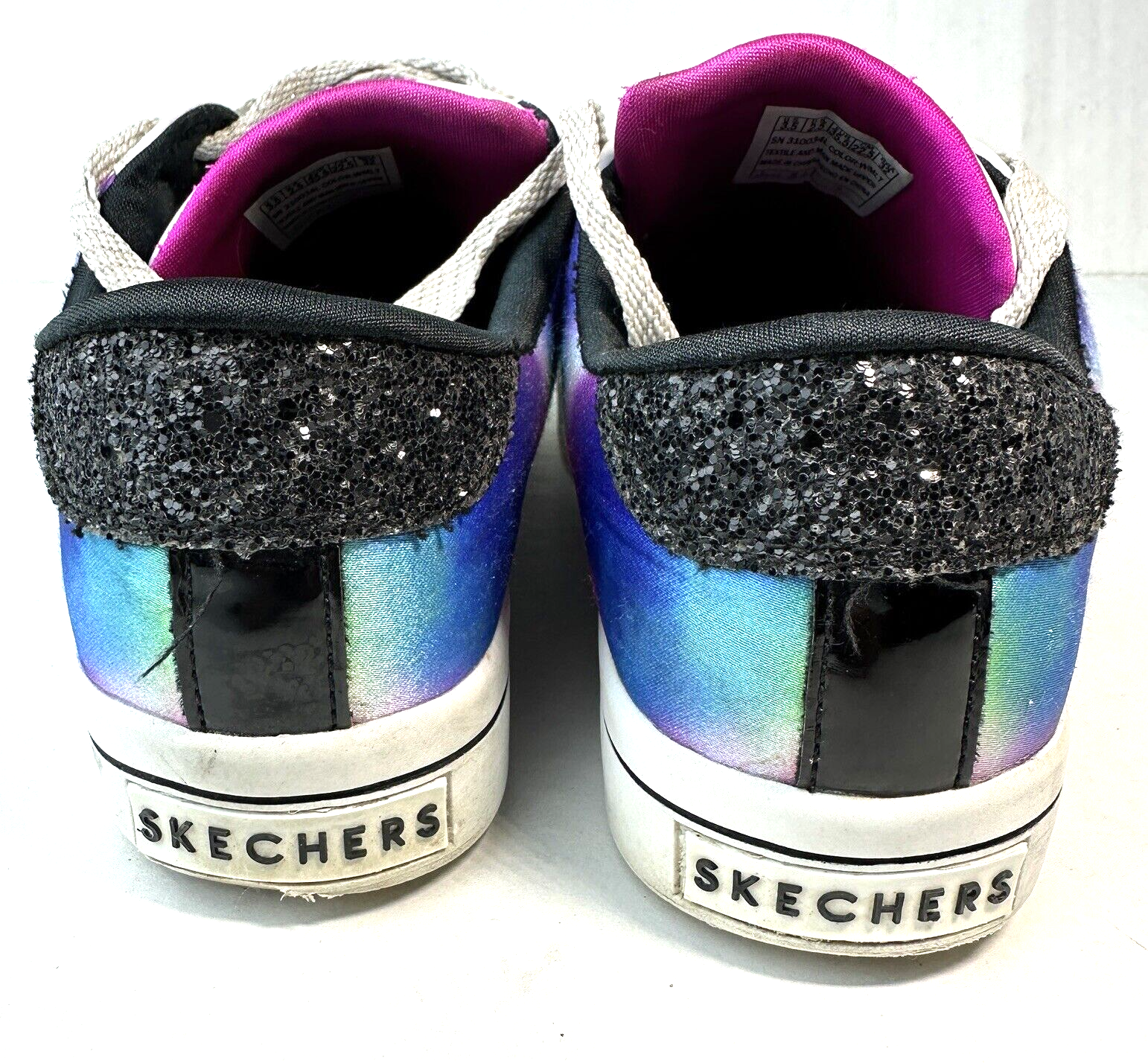 SAOLA Sketchers Los Angeles Hi Lite Sneakers Ragazze 3 5 Bling Glitter Strass Stelle