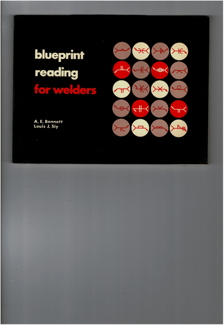 1973 Blueprint Reading For Welders Ae Bennett Louis J Siy 1st Edition Bk1450 Ebay
