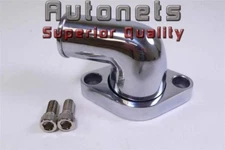 BBC SBC Chevy Polished Aluminum 90° degree Swivel Water Neck Thermostat Housing