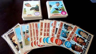 1968 topps baseball cards #541 and up, complete your set, HIGH Numbers