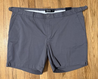 Nordstrom Gray Tech Smart Slim Fit Shorts NWT Sz 40 Moisture Wicking