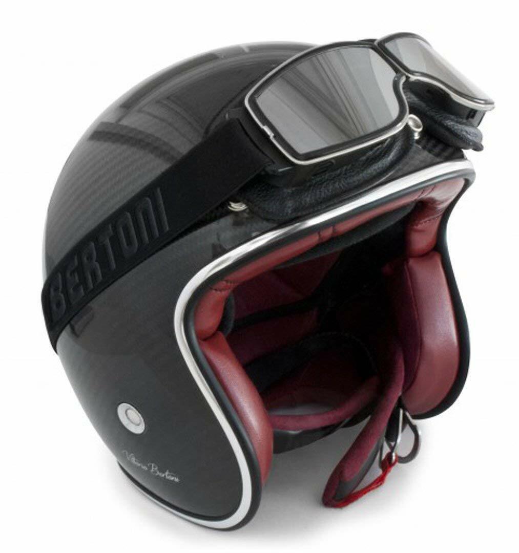 Bertoni Aviator Motorcycle Vintage Goggles Photochromic Lenses F188PH