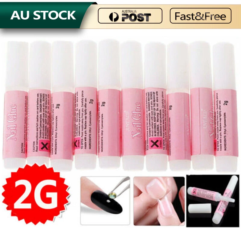 Strong Nail Glue Adhesive For Fake Nail Set Nail Tips Acrylic Nails 2g Bulk  Buy