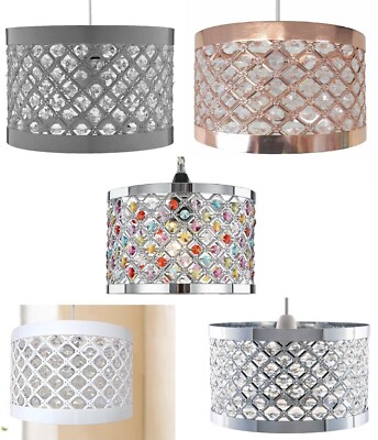Moderne einfache Passform Moda glitzernde Decken Pendelleuchte Schirm Befestigung Dekoration neu