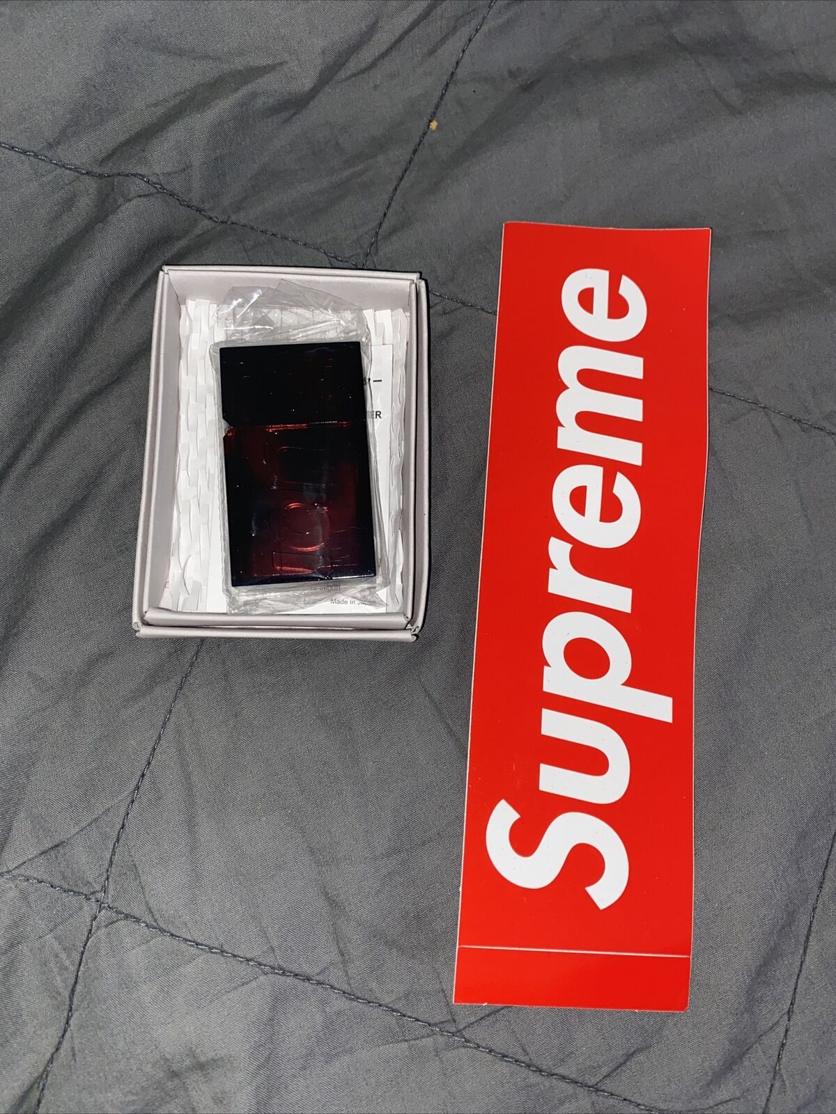 SUPREME TSUBOTA PEARL HARD EDGE LIGHTER RED FW21