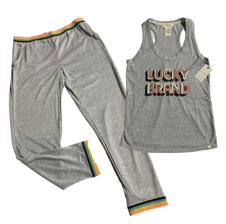 Lucky Brand 2 Piece Pjs Lounge Set Women's Pajama Pants & Tank Top