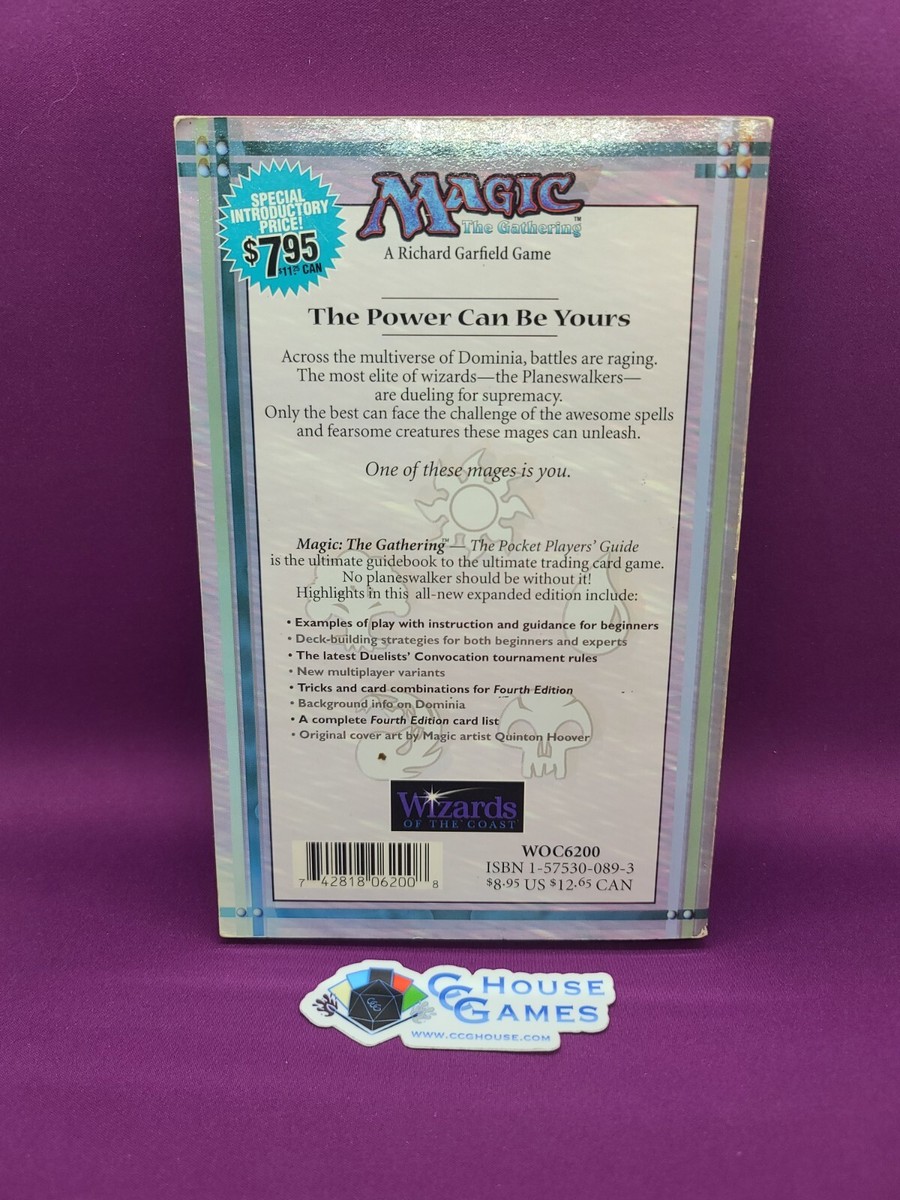 Magic the Gathering Pocket Player's Guide 4thEd 1995 MTG OOP