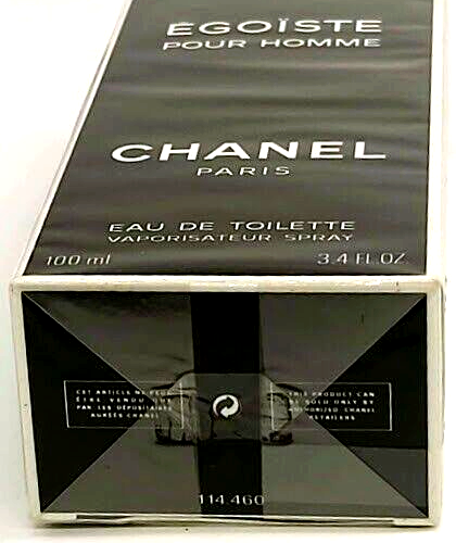 ❤️EGOISTE CHANEL for Men 3.4oz 100ml. EDT, in box,sealed,vintage
