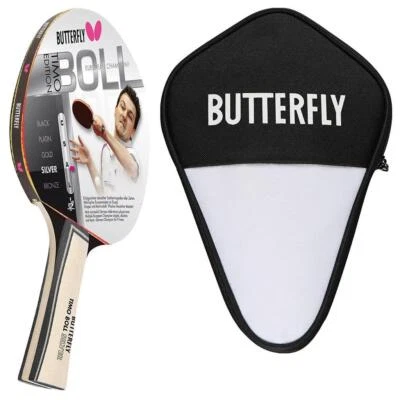 Butterfly 1x Timo Boll Silber 85015 Tischtennisschläger + Tischtennishülle | TT