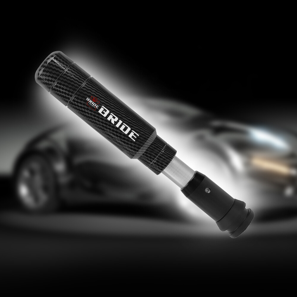 Custom Gear Shift Knobs Universal Carbon Fiber & Aluminum Automatic Shift Knob – BRIDE Style Gear Lever Carbon Fiber Shift Knob - Foto 7
