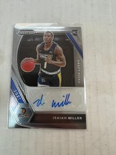 Isaiah Miller 2021-22 Panini Prizm Draft Picks Rookie Auto Base #DP-IMI NrMt
