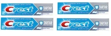 4 Pks Crest Tartar Protection,Anticavity Toothpaste,Fluoride,Regular Paste,2.4oz