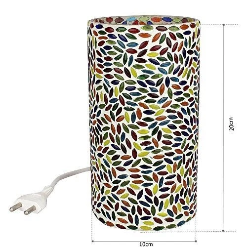 土耳其摩洛哥马赛克台灯彩色彩色床头底座家居装饰 — 第 2/4 张图片