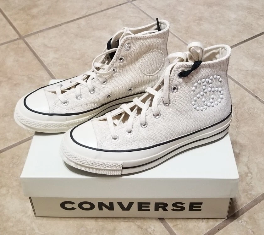 Converse x Stussy Chuck 70 Fossil Pearl Men’s 5.5/Womens 7.5