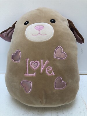 Seasonal Sensations Tan & Pink Animal Plush - Love - New