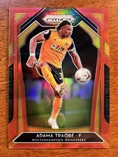 2020-21 Prizm Premier League Adama Traore Red Prizm #d 90/149 Wolverhampton