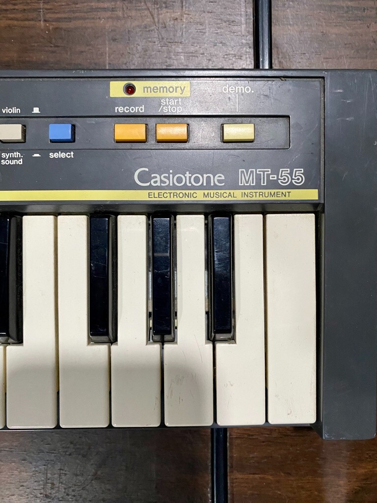 カシオ カシオトーン Casiotone MT-55 CASIO CASIOTONE MT-55 Electronic Keyboard - Working