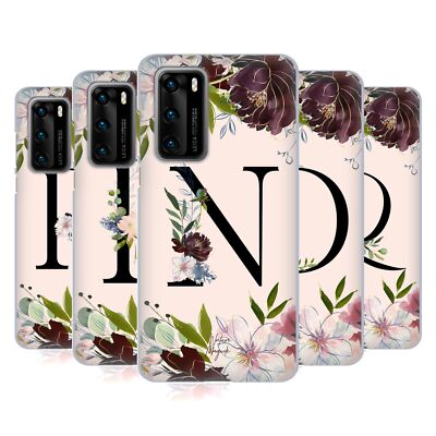OFFICIAL NATURE MAGICK ROSE GOLD FLOWERS MONOGRAM 2 GEL CASE FOR HUAWEI PHONES 4