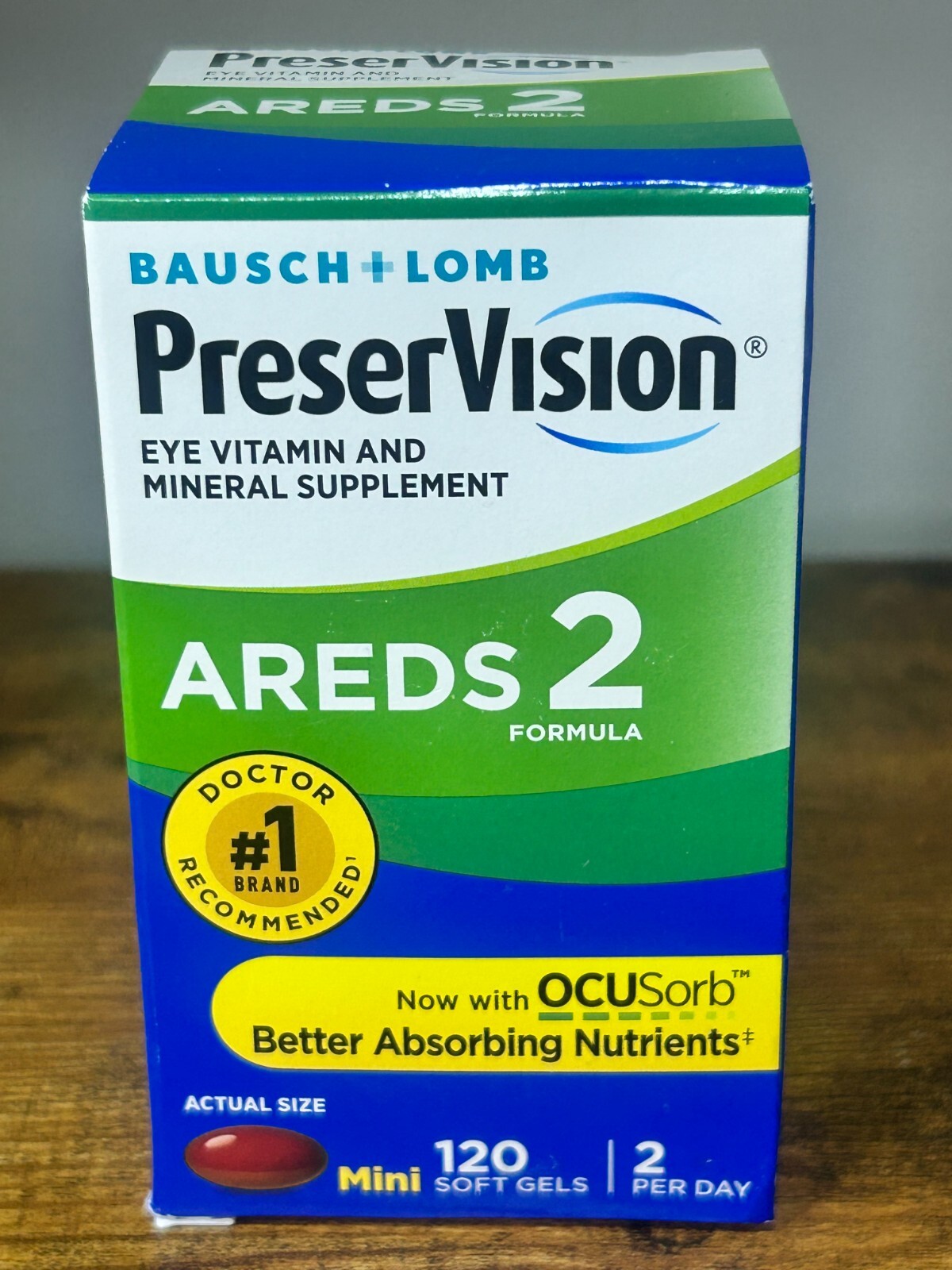 PreserVision AREDS 2 Eye Vitamin & Mineral Supplement, Contains Lutein, Vitamin