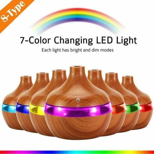 7 Color LED USB Ultrasonic Humidifier Aroma Essential Oil Diffuser Air Purifier - Picture 5 of 17