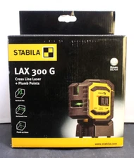 STABILA LAX 300 G Crossline Laser + Plumb Points NIB LOOK!!