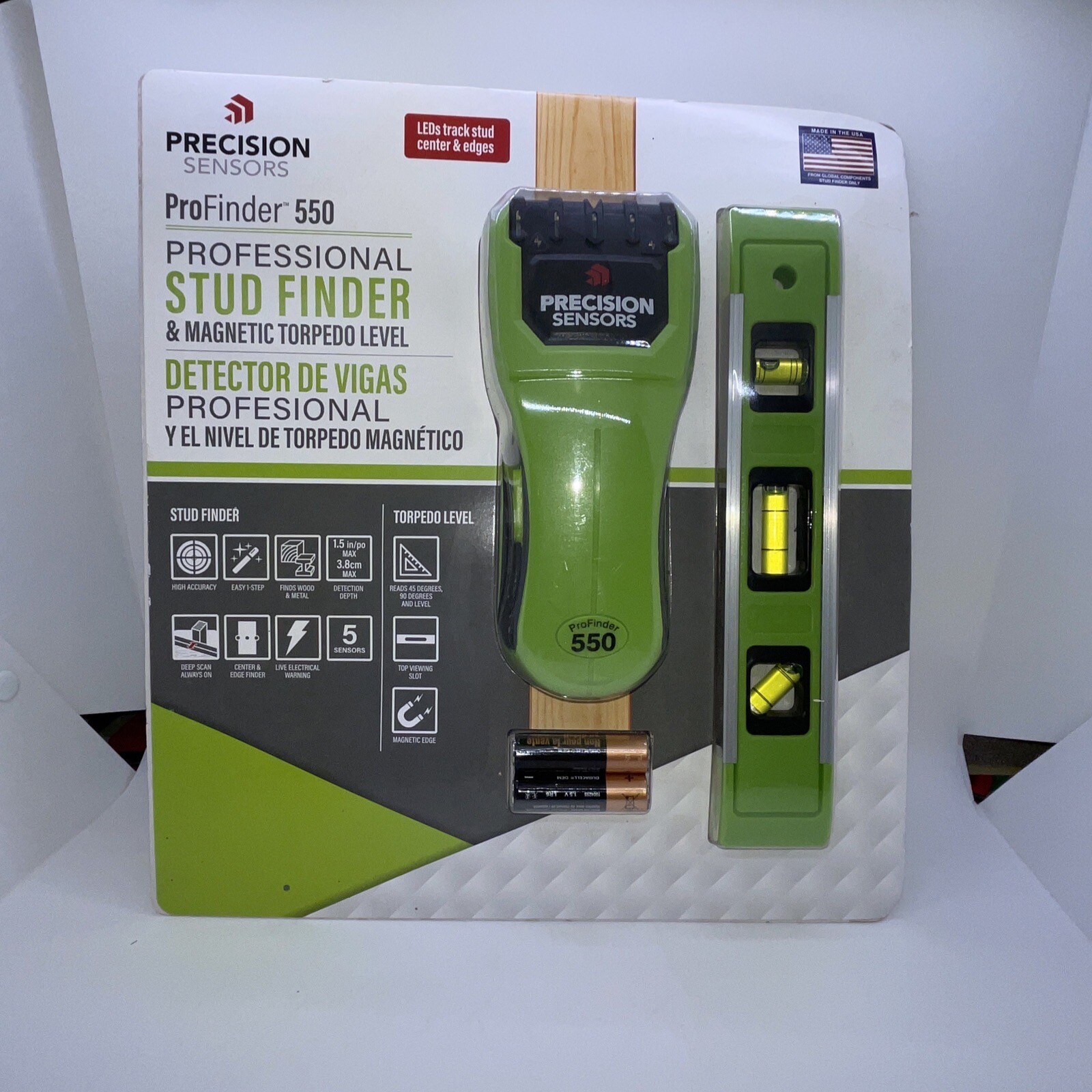 Precision Sensors Profinder 550 Professional Stud Finder & Level for sale online eBay