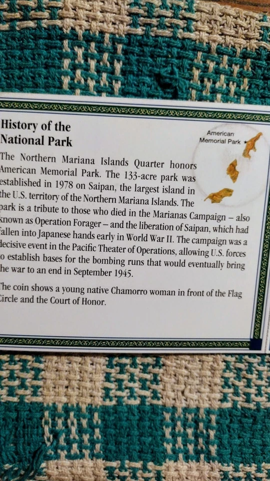 LOT OF # 2 STATEHOOD GOLD QUARTERS HISTORICAL GUAM & NORTHERN MARIANA ISLANDS. - Image 4 of 4