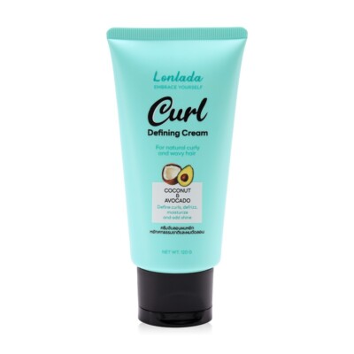 Lonlada Curl Defining Cream Nourishing Hair for Curly Hair Naturally Wavy 120g