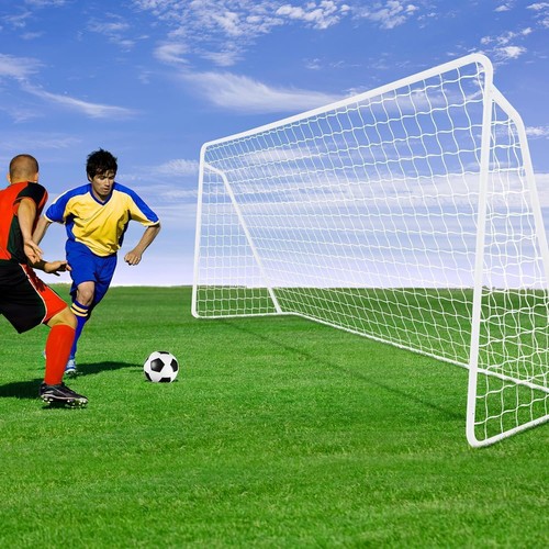 Outdoor Stabil Fussballtore für Kinder & Erwachsene Tor mit Zwei abnehmbarem Net - Bild 3 von 5