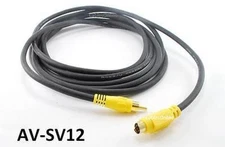 12ft Universal S-Video 4-Pin miniDIN Male to RCA Male Cable CablesOnline AV-SV12