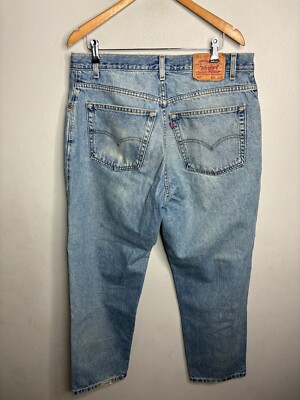 Vintage Levis 560 Jeans Mens 32x29 Blue Light Wash Comfort Y2K Taper Leg 916